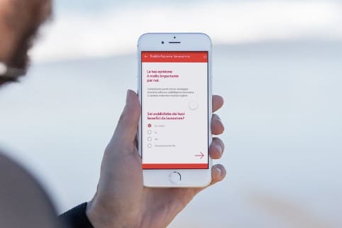 Un esempio questionario soddisfazione dipendenti da compilare dall'App MyNet 