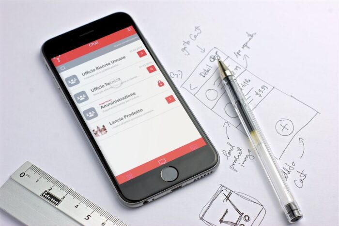 la chat aziendale dell'App dipendenti MyNet che sostituisce la posta elettronica