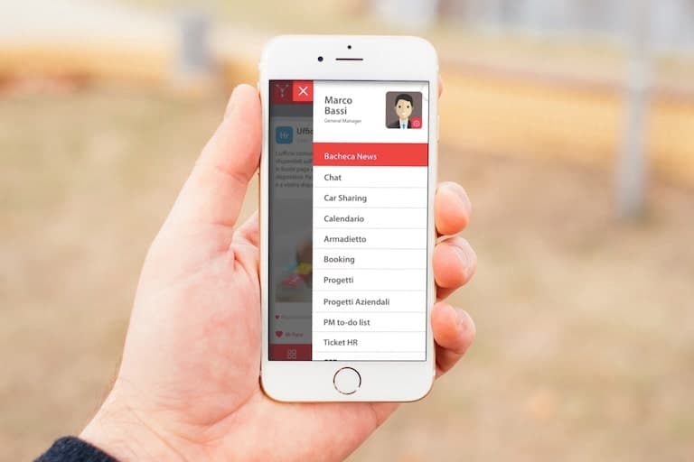 team building aziendali: app mynet, iphone 6