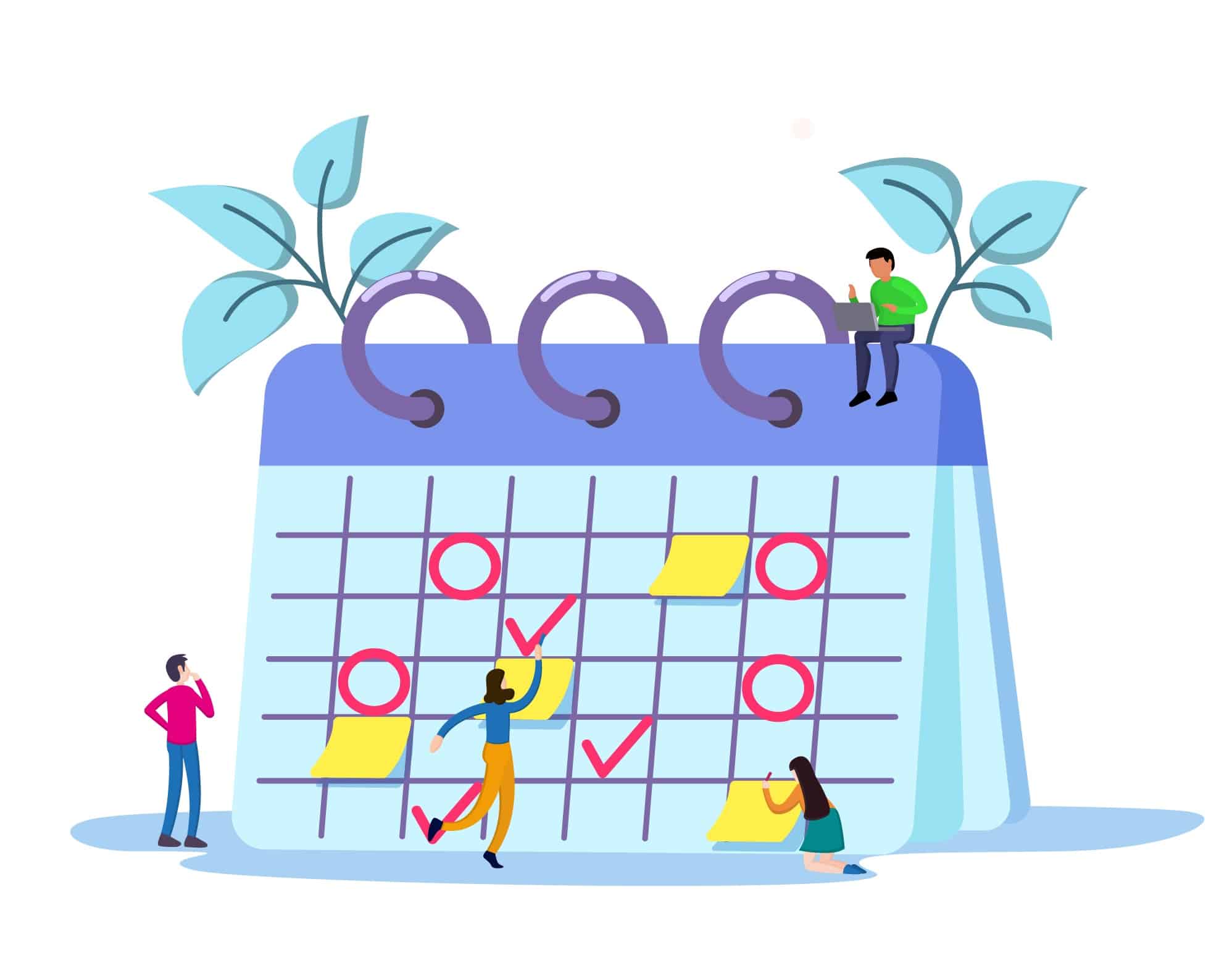 quanti giorni di ferie si maturano in un mese - grafica di calendario